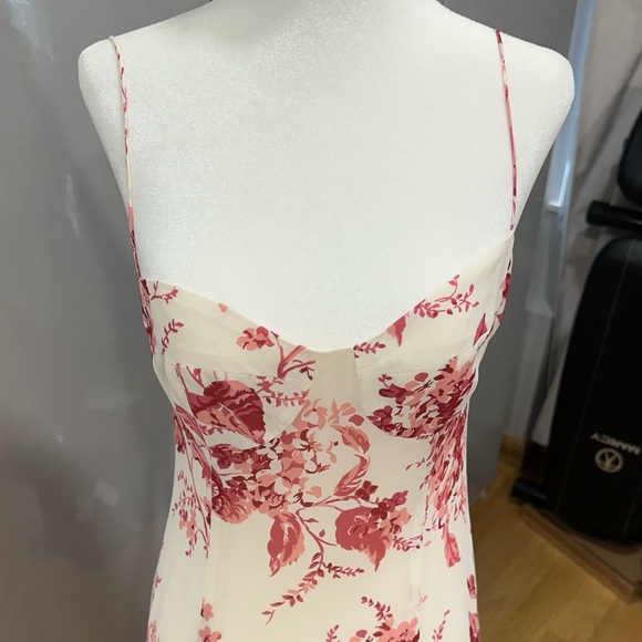 Reformation Fallon Floral Pink Maxi Dress - Picture 9 of 15